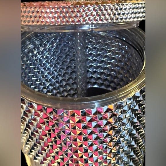 NWOT•Silver Spiked Starbucks x Disney 24oz cold cup - Picture 5 of 8